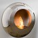 Биокамин Cocoon Fires Vellum Wall Mounted Cocoon Stainless