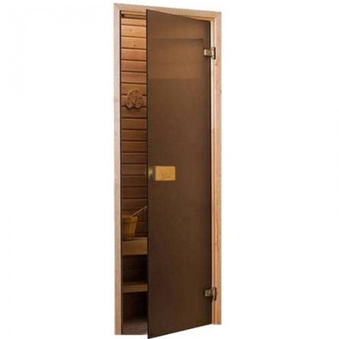 Стеклянные двери Saunax Classic 79x199 (матовая бронза)