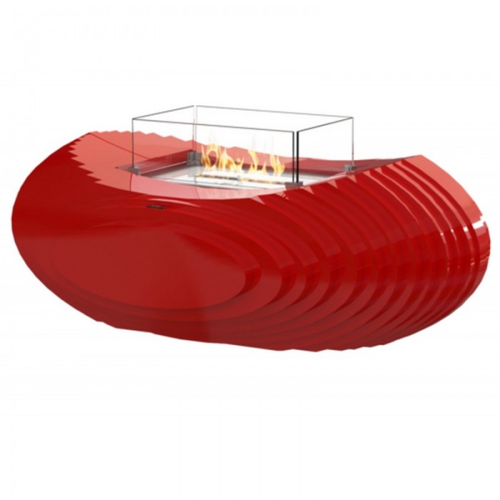 Биокамин Glamm Fire Baco I white/black/red