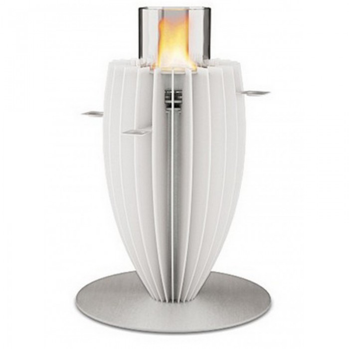 Биокамин Glamm Fire Tuli white/black
