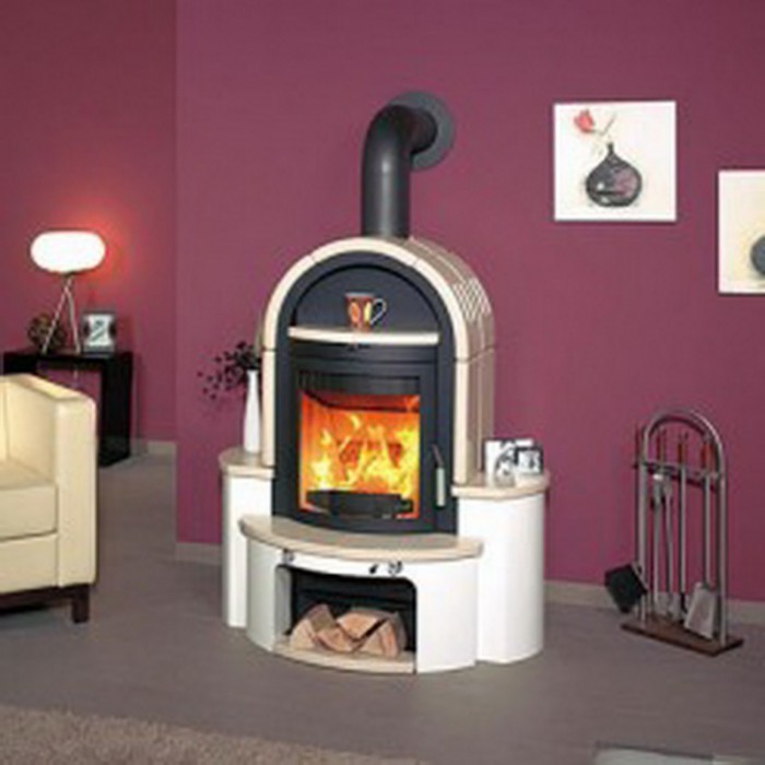 Каминофен на дровах Hark 52 GT ECOplus  Rua (облицовка керамика)
