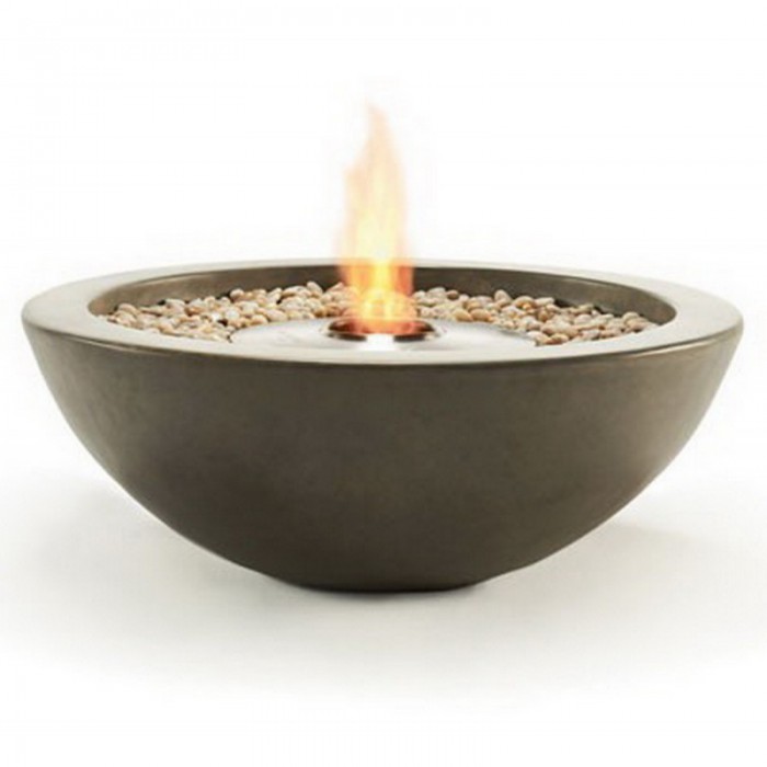 Биокамин Ecosmart Fire MIX 600 (AB8) Natural/Black Concrete