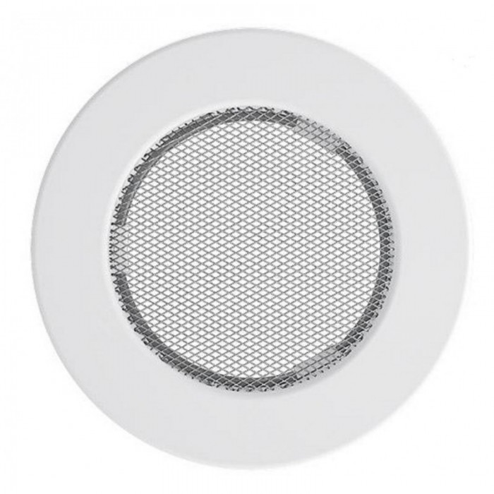 Решетка Kratki круглая FI 100 белая